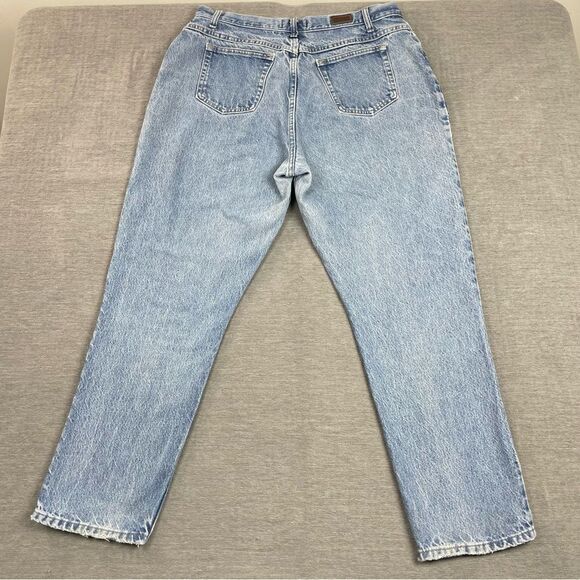 Vintage Riders Relaxed Fit Light Wash Denim Jeans Women’s Size 16W M - Picture 10 of 11